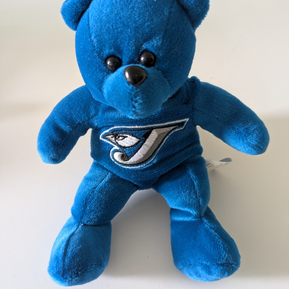 Forever Collectibles Blue Plush Bear with Logo